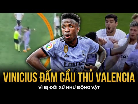 TOÀN CẢNH VỤ VINICIUS ĐẤM VỠ MẶT CẦU THỦ VALENCIA VÌ BỊ ĐỐI XỬ NHƯ ĐỘNG VẬT
