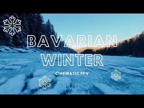 Bavarian Winter from Above: A 4K Drone Tour of Bavaria, Germany with FPV and Calming Music