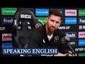 Messi speaking English in Inter Miami press conference gone viral | Fox Jio |