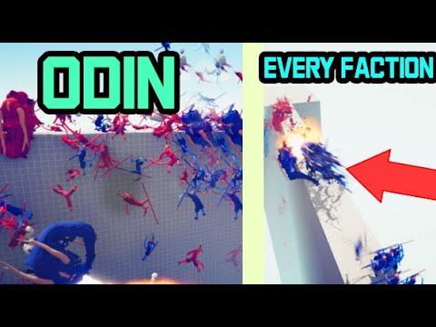 ODIN vs EVERY FACTION - Totally Accurate Battle Simulator TABS