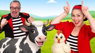 Animals on the Farm 🐮🐷 | Farm Animal Sounds Song | Lah-Lah Kids Songs & Nursery Rhymes