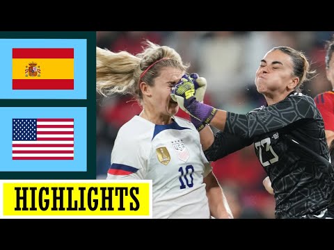 Spain vs USA Highlights | When World Champion Meets Olympic Champion