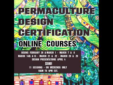 Andrew Faust's Online PDC Courses 2026: Bioregional Living Cert.