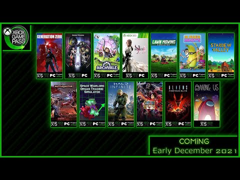 Coming to Xbox Game Pass Early December 2021
