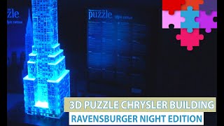 Chrysler Building 3D Puzzle Ravensburger Night Edition