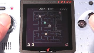 Pac-Man Neo Geo Pocket Color Gameplay Full Screen Version