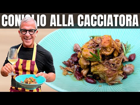 CONIGLIO ALLA CACCIATORA Come lo fa Mamma Fiorella !!! Ricetta di Chef Max Mariola