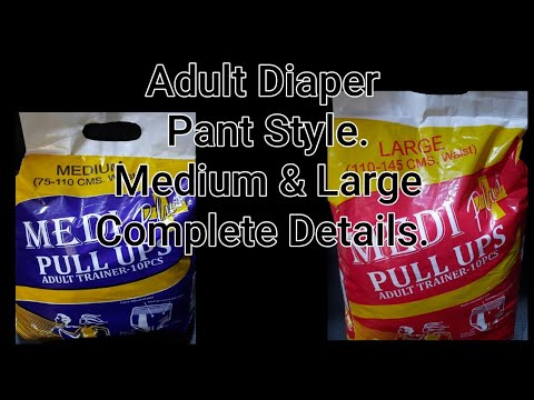 Rectangular Medi Plus Pull UPS Adult Diaper, Size: M130 to 170 CMS Waist