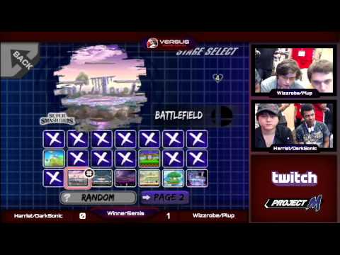 Tipped Off 10 9/20/14 - Winners Semis- Harriet/DarkSonic (Fox/ZSS|Mario) vs Wizzrobe/Plup (Sonic/Met