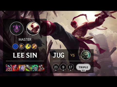 Lee Sin Jungle vs Rengar - EUW Master Patch 11.13