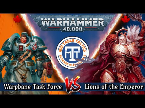 Warhammer 40k Battle Report: Grey Knights VS Adeptus Custodes