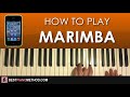 HOW TO PLAY - iPhone Ringtone - Marimba (Piano Tutorial Lesson)