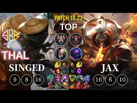 SRB Thal Singed vs Jax Top - KR Patch 10.23