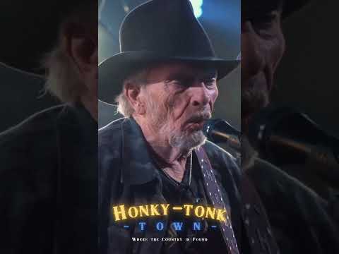 Merle Haggard and his son Ben Haggard, 4 months before his death