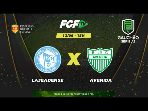 FGFTV - GAUCHÃO SÉRIE A2 - Lajeadense x Avenida - 12/06/2022