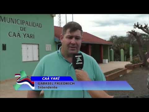 CAA YARI: El Ejecutivo Municipal adquirió un minibus. GABRIEL FIEDRICH Intendente.