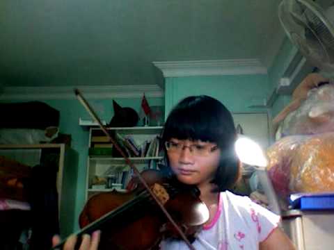 Bach violin Gigue part 1 from partita no 2 by koh cheng jin