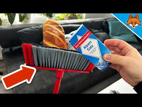 Dump Salt on the Broom and WATCH WHAT HAPPENS💥(Genius Trick)🤯
