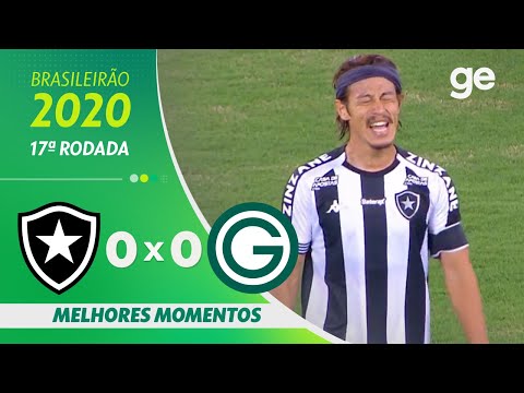 Gols e lances de Botafogo x Goiás