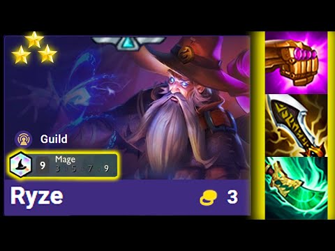 9 Mage Ryze 3 Star ⭐⭐⭐ - Mage Conference | TFT Set 7 PBE