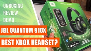 Video thumbnail for JBL Quantum 910X Wireless Gaming Headset for Xbox - Best wireless Xbox headset? Unboxing and review by Gizmoegram
