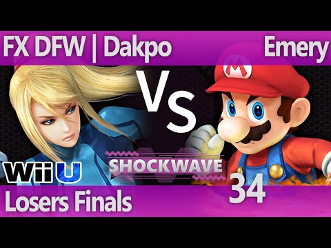 SW 34 Wii U - FX DFW | Dakpo (ZSS) vs Emery (Mario, DK) - Losers Finals