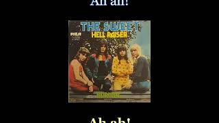 The Sweet - Burning - Lyrics / Subtitulos en español (Nwobhm) Traducida