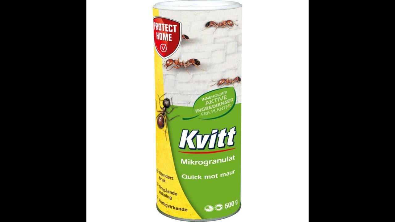 Kvitt mikrogranulat 500 gram - Hurtigvirkende mot maur maurmiddel