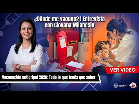 💉Vacunación antigripal 2026 en Laboulaye: "Las dosis son limitadas", advierte Giovana Milanesio
