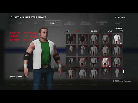 WWE 2K18 My Career Playthrough Pt4 - Editing my Created Superstar