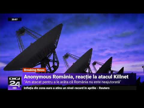 Anonymous România reacționează la atacul grupării ruse Killnet