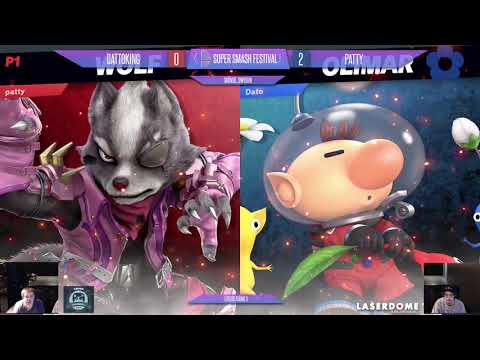 Super Smash Festival 1 - Dattoking (Olimar) - Patty (Wolf) Losers Round 3