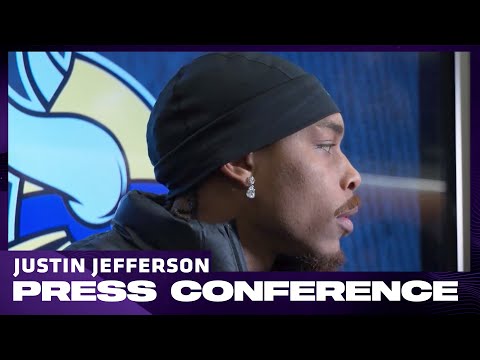 Justin Jefferson on Ending The Season With A Win, Going Over 1,000 Yards on The Season