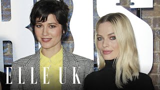 Margot Robbie And Mary Elizabeth Winstead Talk Brad Pitt's Award Speeches And Birds Of Prey video