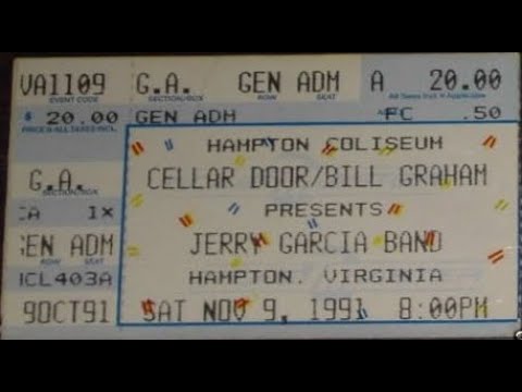 Jerry Garcia Band [1080p Remaster] Hampton Coliseum - Hampton Roads, Virginia November 9, 1991 [FOB]