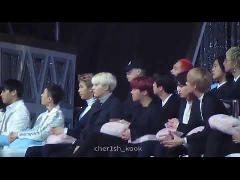 BTS reaction to BLACKPINK @ GDA 2018