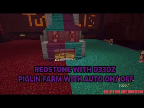 Insane Minecraft Redstone Piglin Farm