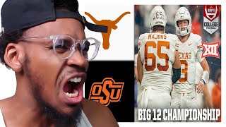 WHAT A BLOW OUT!! Oklahoma State vs. Texas Longhorns | Big 12 Championship Game