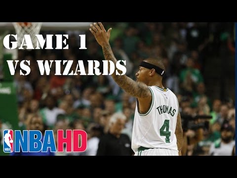 Isaiah Thomas Full Highlights vs Wizards Game 1 - 33 Pts, 9 Assists