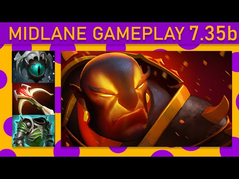🌟Ember Spirit 25+ Kills! Mid Gameplay 7.35b - Dota 2 Top MMR