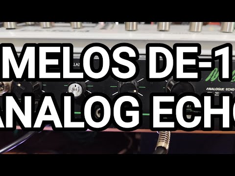 Vintage Melos DE1 Analog Delay Echo Mic Guitar Preamp Overdrive Dub Radiophonic Workshop image 5