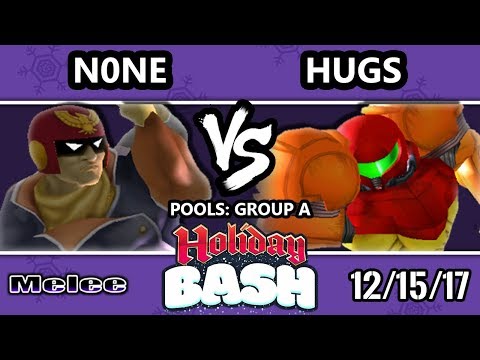 Holiday Bash SSBM - ALG | n0ne (Captain Falcon) VS HugS (Samus) - Melee Pools