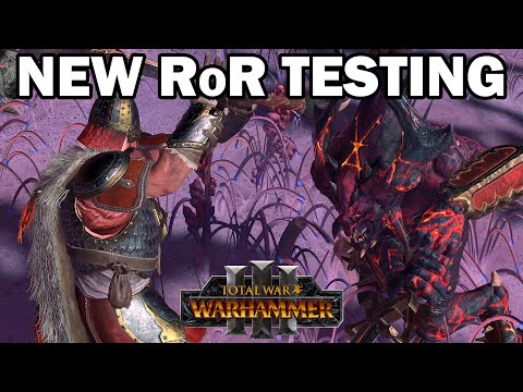 Testing All the NEW Regiments of Renown // Total War: WARHAMMER 3