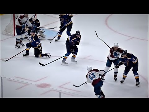 DARREN HELM WITH 5.6 SECONDS LEFT WINS GAME 6 ELIMINATING THE BLUES