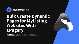 MyListing Tutorial  - How to Bulk Create Dynamic Pages for MyListing W