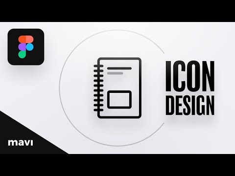 How to Create a Spiral Notebook Notepad Icon in Figma Full Process