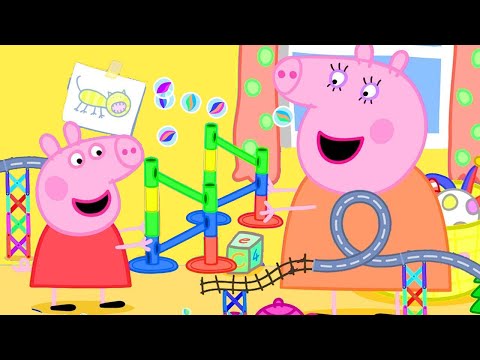 Peppa Pig Official Channel | The Marble Run Challenge with Peppa Pig