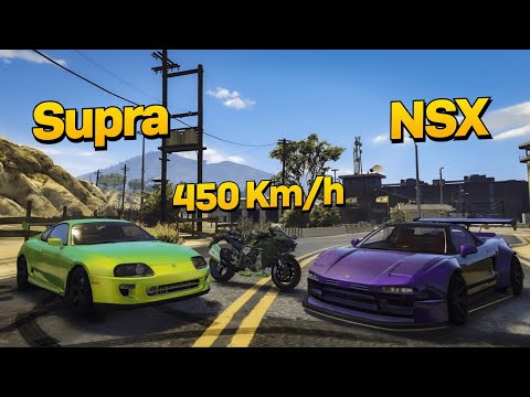 Escapamos De Prision En Un NSX y Supra Modificados Gta Rp