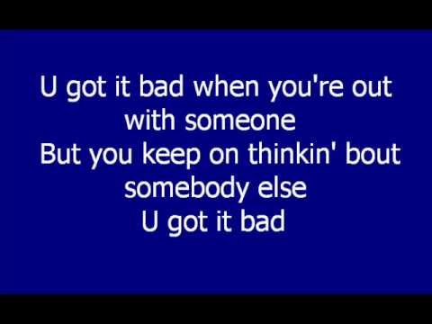 Usher - U got it bad LYRICS