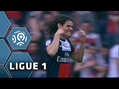 Goal Edinson CAVANI (43') - Paris Saint-Germain-Stade de Reims (3-0) - 05/04/14 - (PSG-SdR)